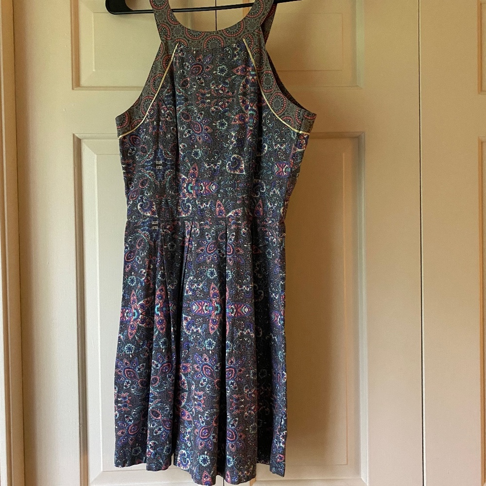 American Eagle Paisley Halter Dress